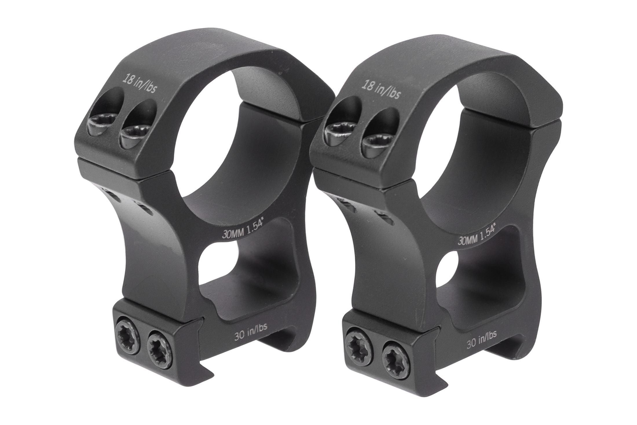 Vortex Optics Pro Series 30mm Rings Extra High - 1.54